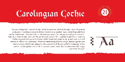 Cal Carolingian Gothic Font