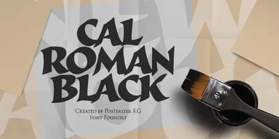 Cal Roman Black Font