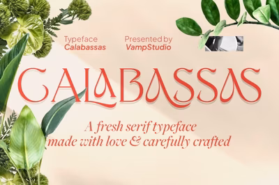 Calabassas Fresh Modern Serif Free Download