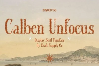 Calben Unfocus Font