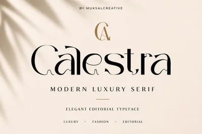 Calestra Modern Luxury Serif