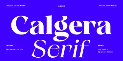 Calgera Font