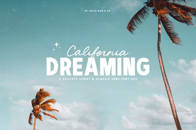 California Dreaming Script & Sans Free Download