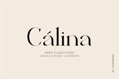 Calina serif classy font