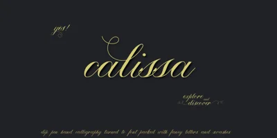 Calissa Pro Font