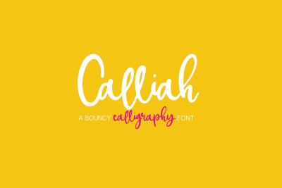 Calliah Font