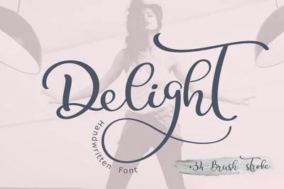Calligraphy Wedding Font Delight