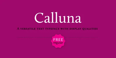 Calluna Font