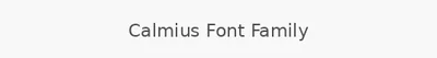 Calmius Font Family