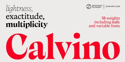 Calvino Font