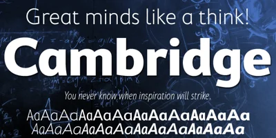 Cambridge Font