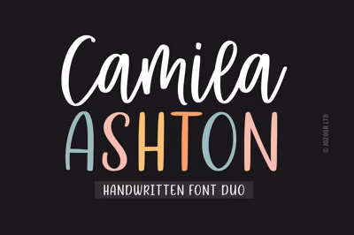 Camila Ashton - Script Font Duo Free Download