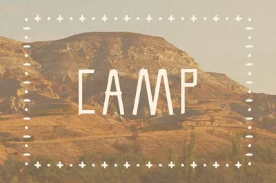 CAMP FONT - from By Hand Designs Free Download