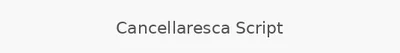 Cancellaresca Script