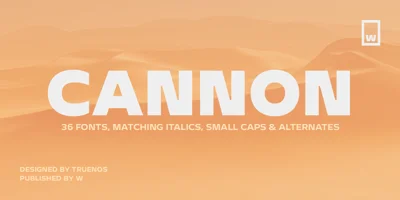Cannon Font