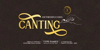 Canting Font