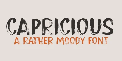 Capricious Font