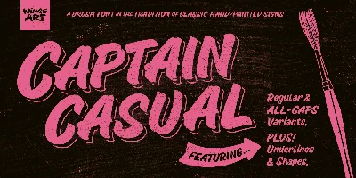 Captain Casual Font