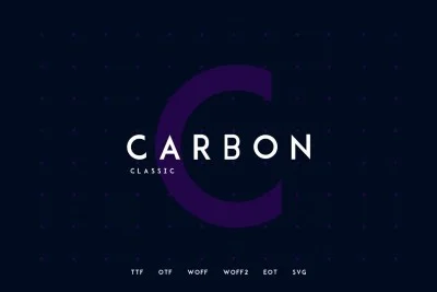 Carbon - Classic Typeface + WebFonts