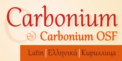 Carbonium Font