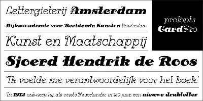 Card Font