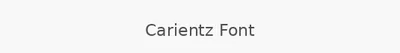 Carientz Font