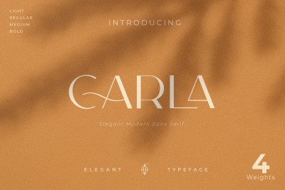 Carla Sans - Elegant Typeface Font