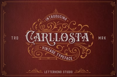 Carllosta - Layered Font (+EXTRAS) Free Download