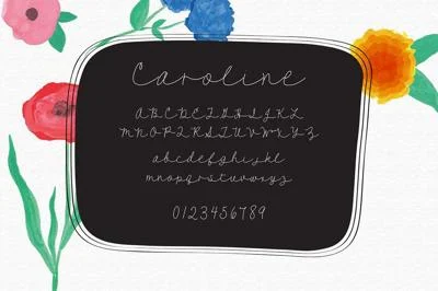 Caroline - A Script Font