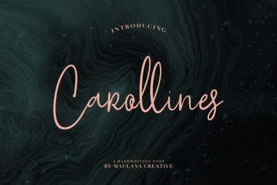 Carollines Script Font