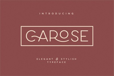 Carose Sans- 6 Elegant Typeface
