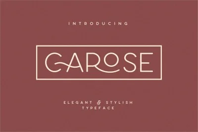 Carose Sans- 6 Elegant Typeface