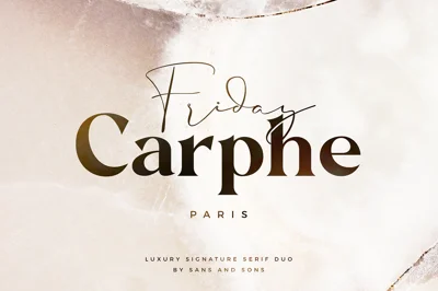 Carphe | Modern Luxury Font