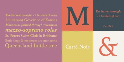 Carré Noir Font
