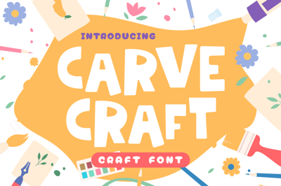 Carve Craft - Craft Font Free Download