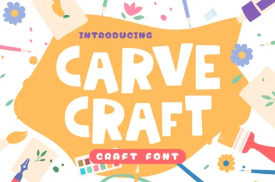 Carve Craft - Craft Font