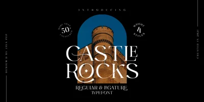Castle Rocks Font