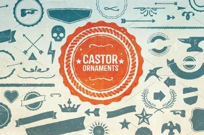Castor Ornaments Font
