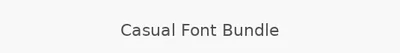 Casual Font Bundle