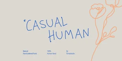 Casual Human Font