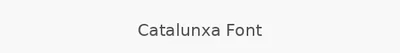 Catalunxa Font