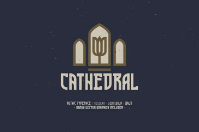 Cathedral — Display Typeface