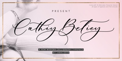 Cathiy Betiey Font