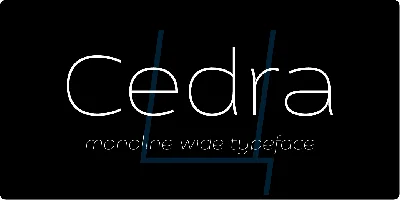 Cedra 4F Font