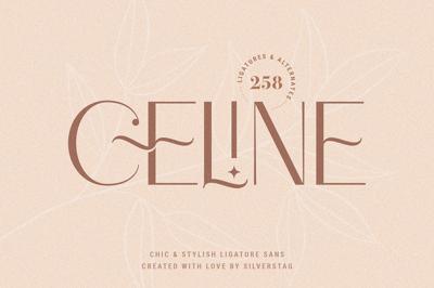 Celine - Chic Ligature Sans & Extras Free Download