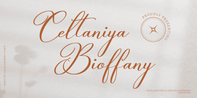 Celtaniya Bioffany Font