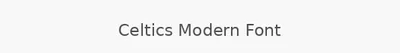 Celtics Modern Font