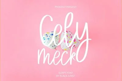 Cely Meck - Handwritten Font