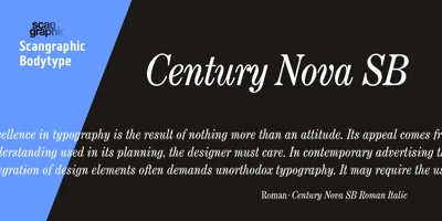 Century Nova SB Font