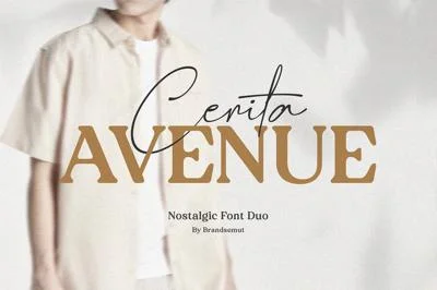 Cerita Avenue || Nostalgic Font Duo